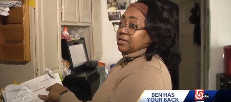 Teresa Lawrence-Coston says she received 10 months' worth of electricity bills at once.