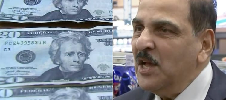 Philadelphia store owner talks about the counterfeit bills his store accepted.