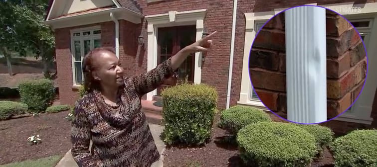 Homeowners in Marietta, Georgia, who live by a golf course say they have to deal with errant golf balls on their properties.