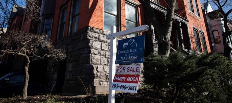 A house for sale in Washington, D.C., the United States.