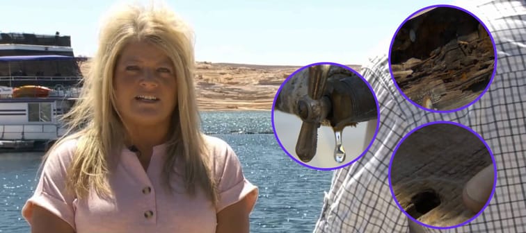 Kari Handley is upset about the condition of the facilities at Wahweap Marina.