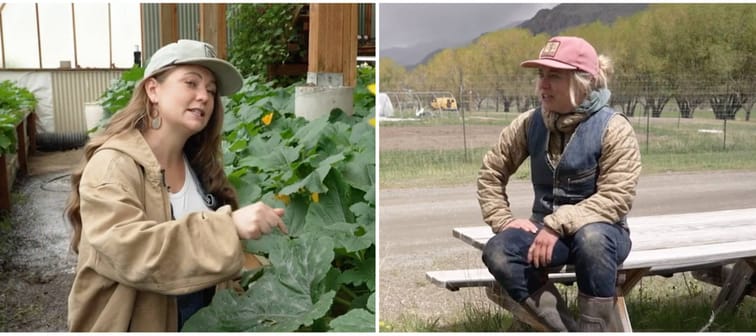 The internet showed up in overalls for Sage LeBlanc and Allison Larew.