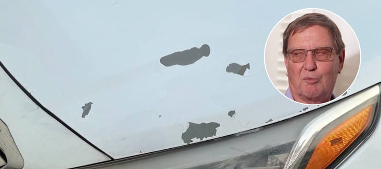 Drivers from across the U.S. are seeing paint peel off their cars and this 70-year-old from Tampa Bay had it happen three times.