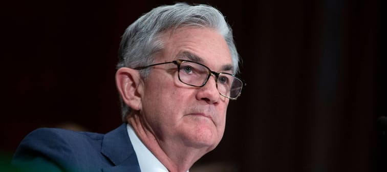 Chair of the Federal Reserve Jerome Powell testifies before the U.S. Senate Committee on Banking, Housing, and Urban Affairs at the United States Capitol in Washington DC.