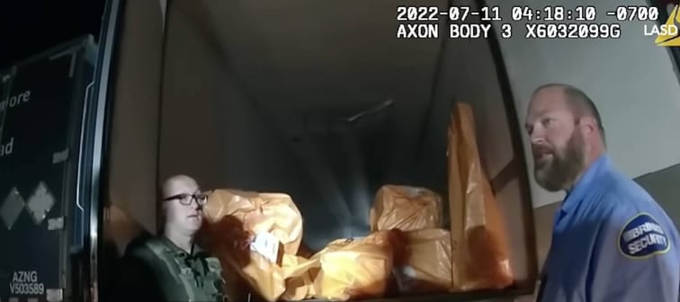 Police body camera footage.