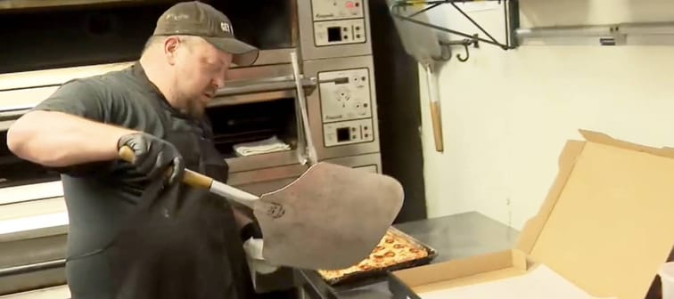 Chris Palmeri, owner of Naked City Pizza, says his Las Vegas businesses is suffering.
