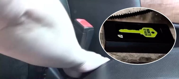 A Nebraska woman found four hidden trackers on her car.