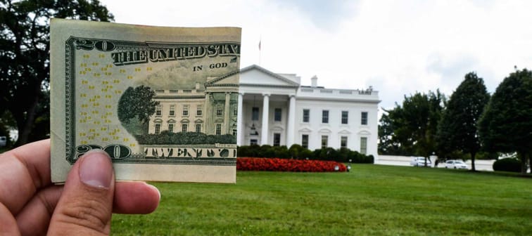 White House Dollar Bill