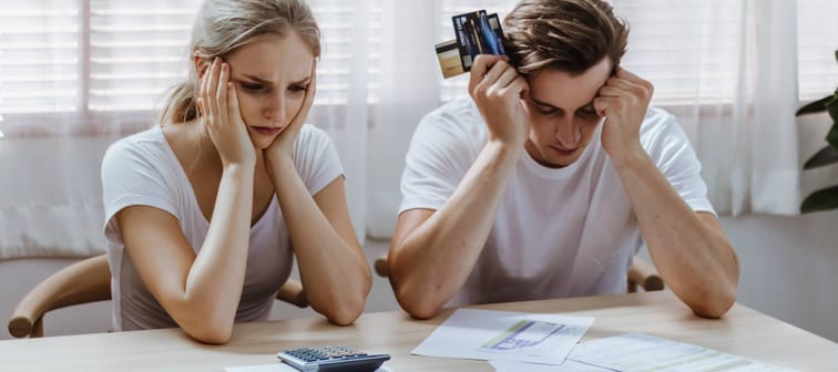 Couple stressed about credit score