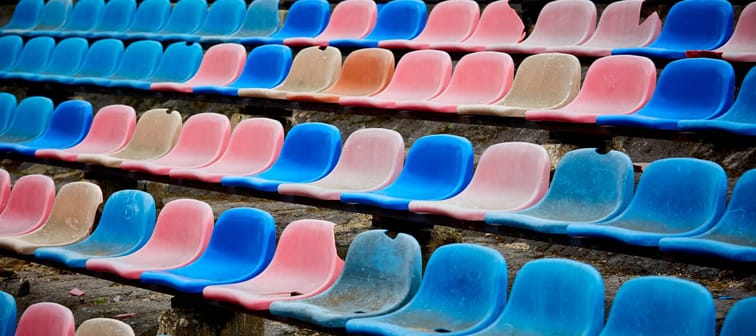 old stadium chairs
