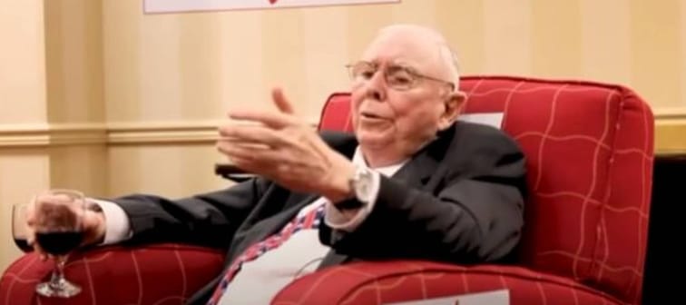 Charlie Munger discusses his investment strategy in an interview with Li Lu in China.