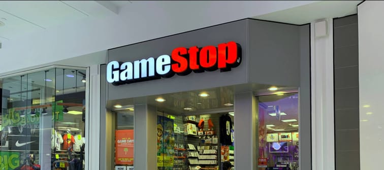 Game Stop store in mall