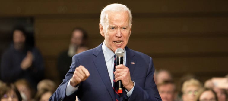 Joe Biden held a rally at Sparks High School ahead of the Nevada Democratic Caucuses.