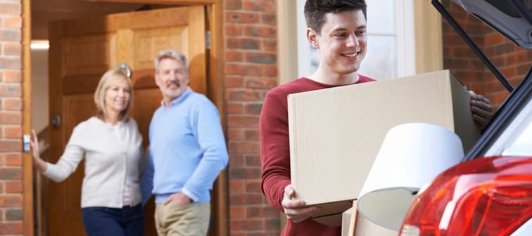 Adult Son Moving Out Of Parent's Home