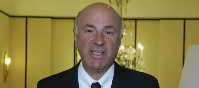 Kevin O'Leary talking to CNN