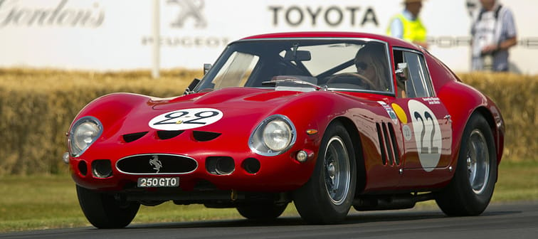 A 1962 Ferrari 250 GTO at the Goodwood Festival of Speed, July 13, 2013.