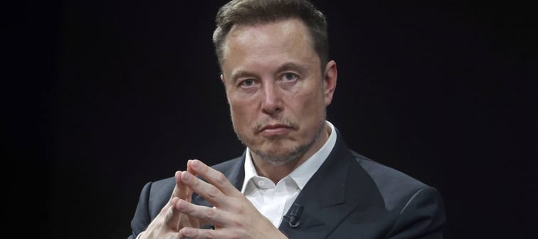 Elon Musk, CEO of SpaceX and Tesla, attends the Viva Technology conference at the Porte de Versailles exhibition centre in Paris, France, June 16, 2023.