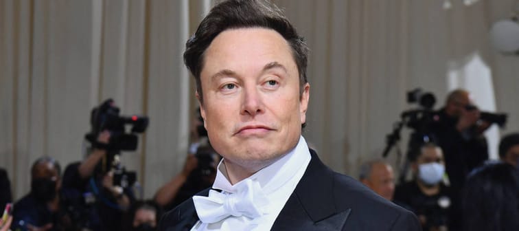Elon Musk arrives for the 2022 Met Gala at the Metropolitan Museum of Art in New York, N.Y., May 2, 2022.