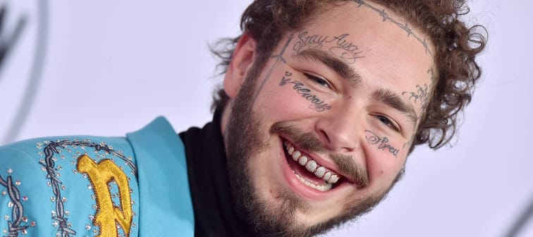 Post Malone attends the 2018 American Music Awards at the Microsoft Theater in Los Angeles, Oct. 9, 2018.