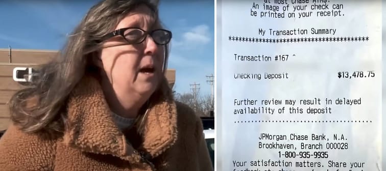 Carla Garling told KFOR Oklahoma's News 4 she deposited a check worth nearly $13,500, but the funds didn't show up in her bank account.