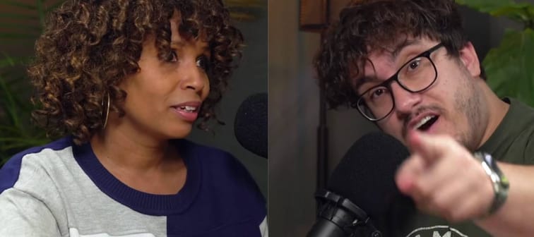 Caleb Hammer and guest, Jennifer, in a screengrab from YouTube's Financial Audit