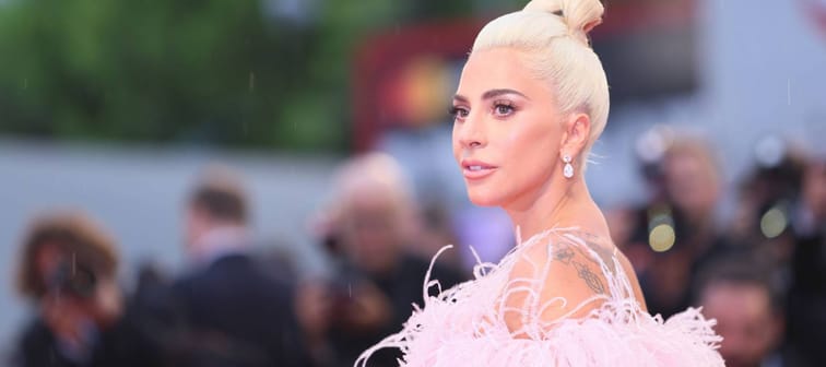 Lady Gaga walks the red carpet ahead of the 'A Star Is Born' screening during the 75th Venice Film Festival at Sala Grande on August 31, 2018 in Venice, Italy.
