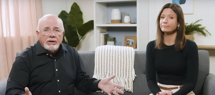 Dave Ramsey speaks in a video the Rachel Cruze YouTube channel.