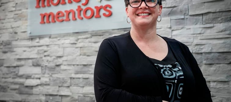Money Mentors CEO Stacy Yanchuk Oleksy photographed at the company's offices in Calgary, Wednesday, April 24, 2024.