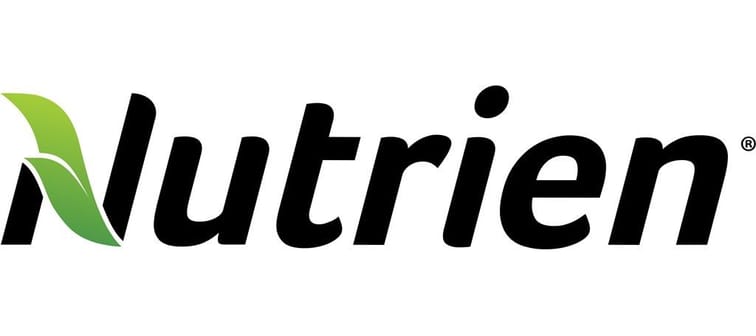 Nutrien company logo is shown in a handout. 