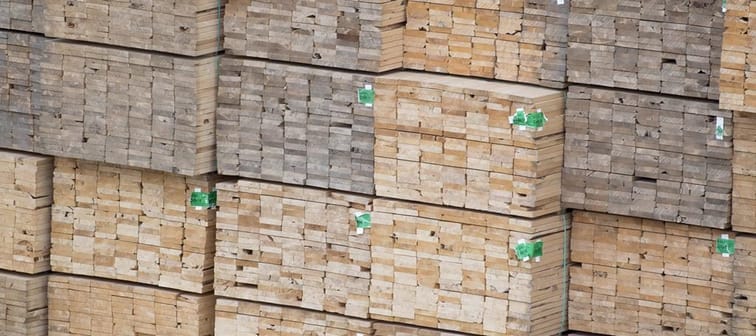 Softwood lumber is pictured in Richmond, B.C., Tuesday, April 25, 2017. Canfor has announced it is permanently closing its Polar sawmill in Bear Lake, B.C., shutting a production line at its 