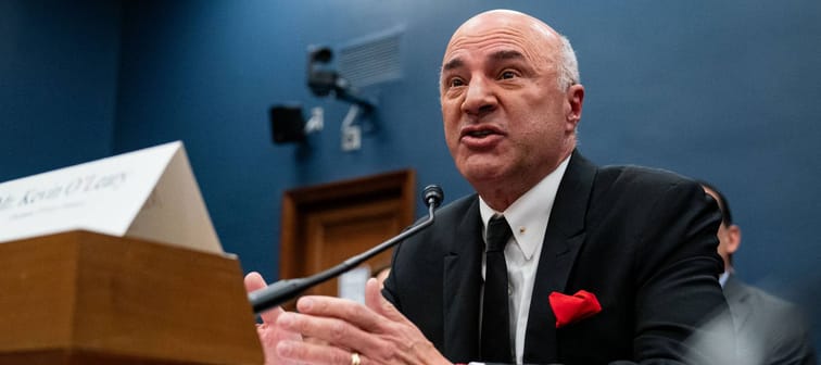 Kevin O'Leary testifies before the U.S. House Committee on Small Business during a hearing at the Rayburn House Office Building in Washington, D.C., Jan. 18, 2024.