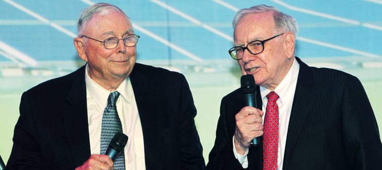 Charlie Munger and Warren Buffett in 2010.