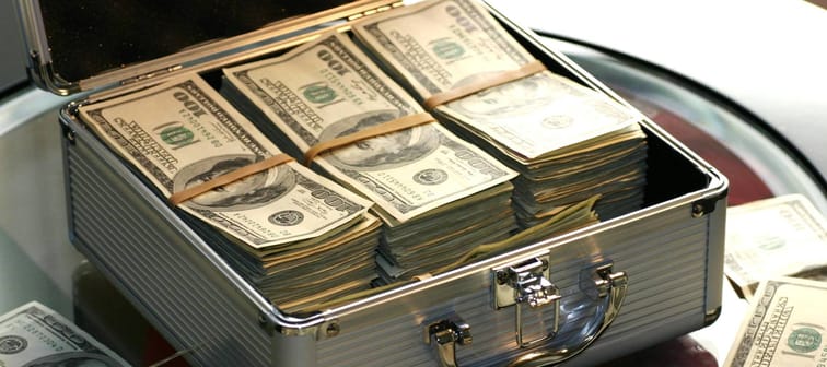 Stack of cash.