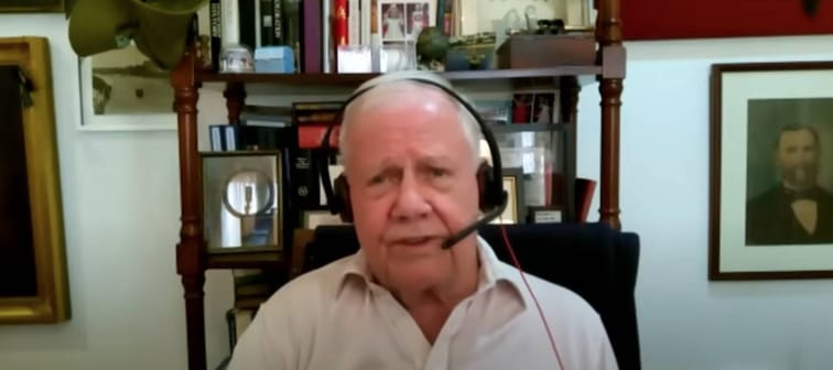 Jim Rogers explaining concern over looming stock market crash