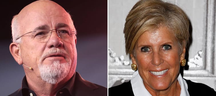 Left: Dave Ramsey Right: Suze Orman