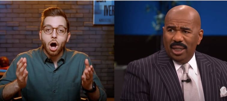 Steve Harvey and George Kamel