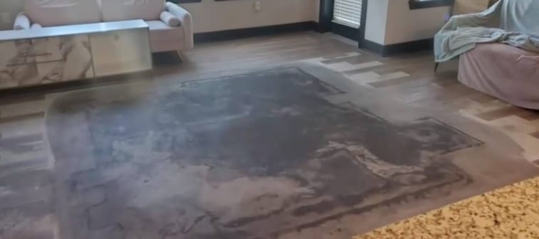 Flooring in need of repairs