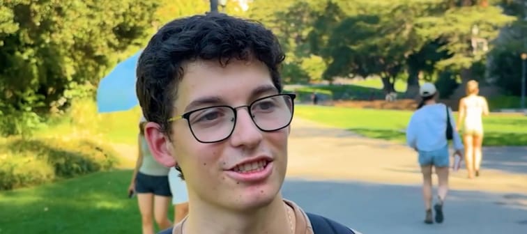 University of California, Berkeley sophomore Daniel Villasenor kicked a Hail Mary through the uprights and won $100,000.