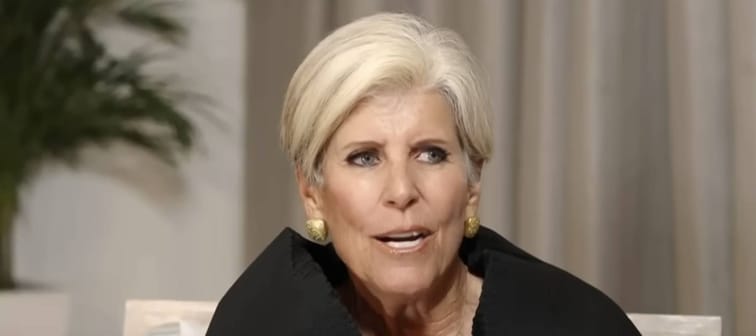 Suze Orman speaks curing MSNBC interview in 2024.