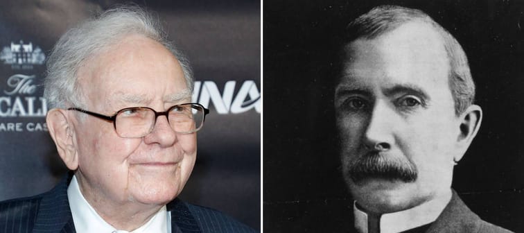 Left: Warren Buffett Right: John D. Rockefeller Sr.