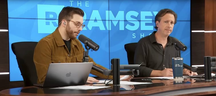 "The Ramsey Show" co-hosts George Kamel and Ken Coleman respond to a letter about financial infidelity on air.