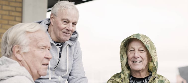 Three older white men
