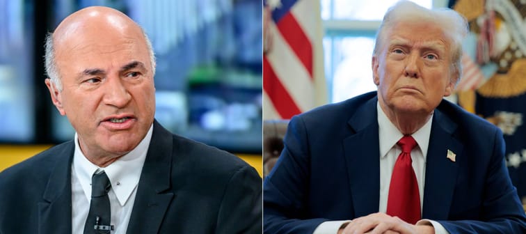 Kevin O'Leary and Donald Trump