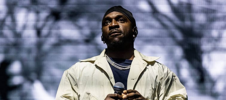 Pusha T performs in Biddinghuizen, Netherlands, Aug. 18, 2023.