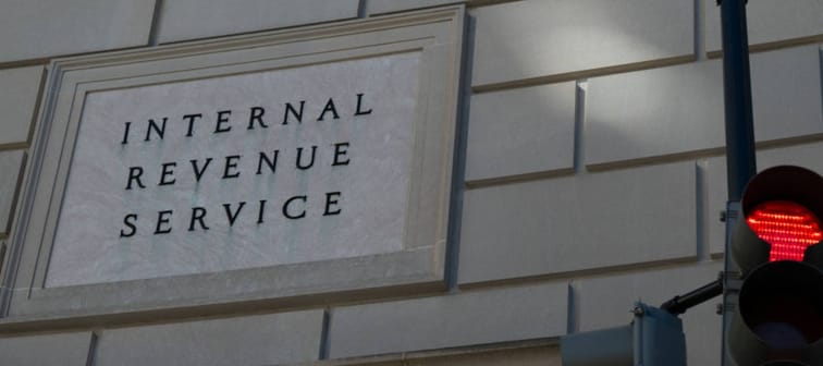 IRS building exterior.