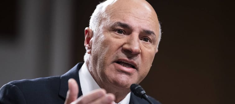 Kevin OLeary testifies during a Senate hearing in Washington, D.C., Wednesday, Dec. 14, 2022.