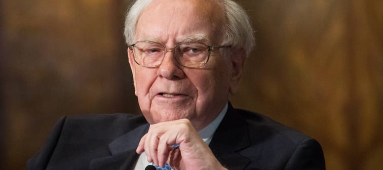 Warren Buffett, chairman of the board and CEO of Berkshire Hathaway, speaks at Georgetown University in Washington, D.C., Sept. 19, 2013.