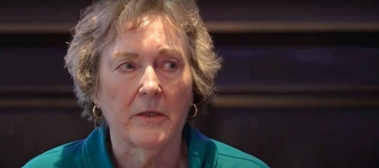Woman speaks on camera.