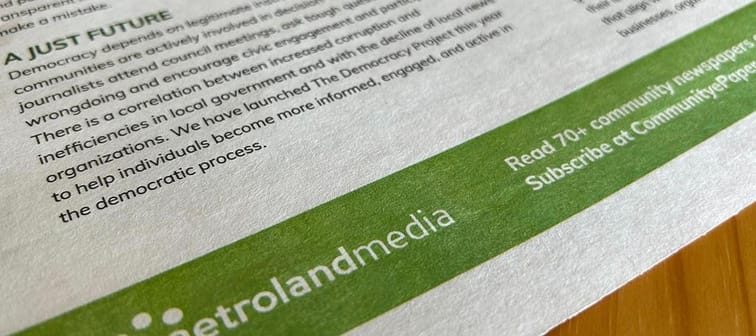 Marketing experts say Metroland Media Group's move to stop printing 70 of its community papers may push many companies even further toward digital marketing.The logo of Metroland Media is see