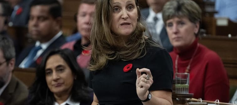 Finance Minister Chrystia Freeland will table the fall fiscal update on Tuesday, which is expected to focus on housing and affordability as the Liberal government struggles to regain favour w